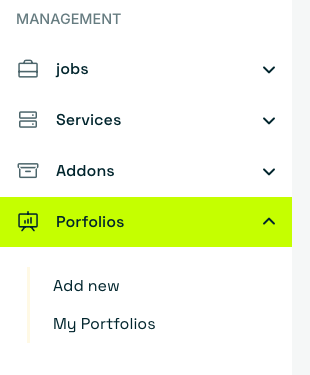 Profile settings 1