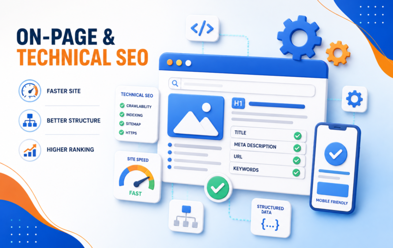 on-page and technical local SEO on-page and technical local SEO