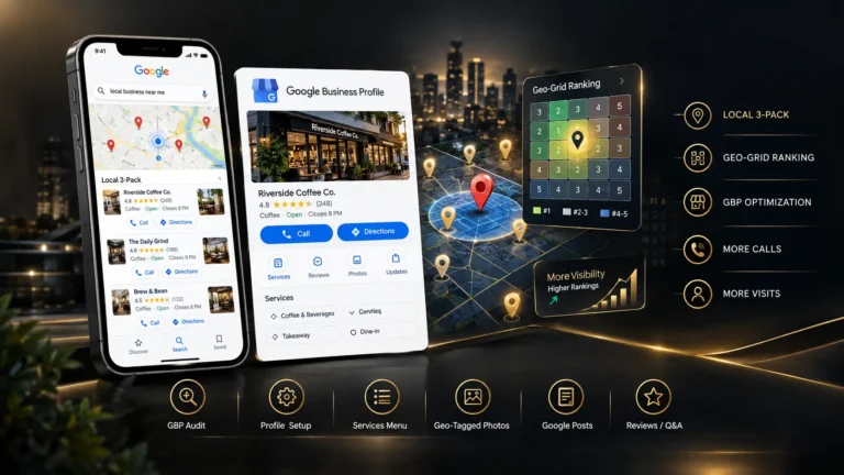 I will optimize Google Business Profile for Local 3-Pack and Geo-grid ranking