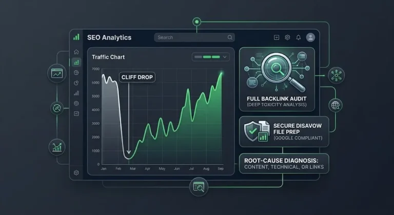 I Will Perform A Google Penalty & Traffic Drop Recovery Audit