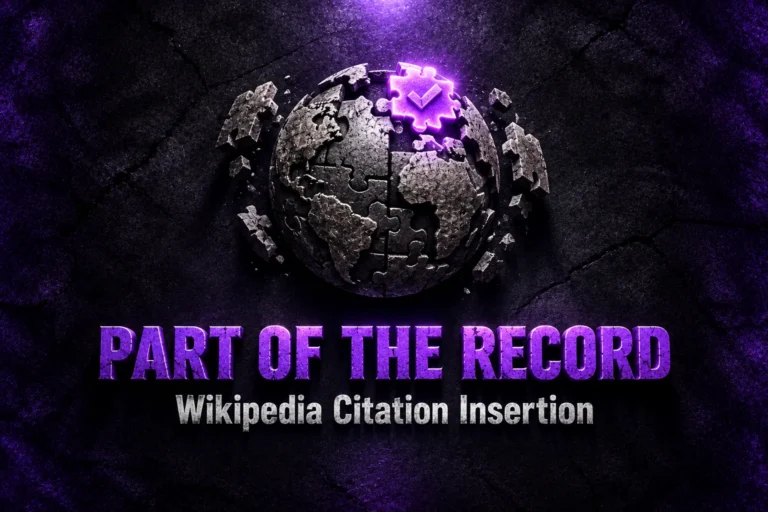 I will add a Wikipedia citation and backlink for your business