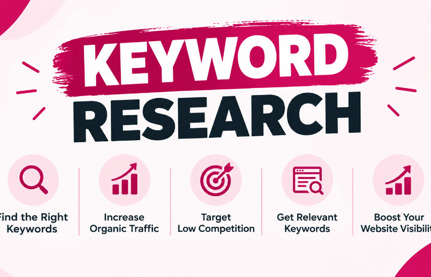 Keyword Research Infographic Banner