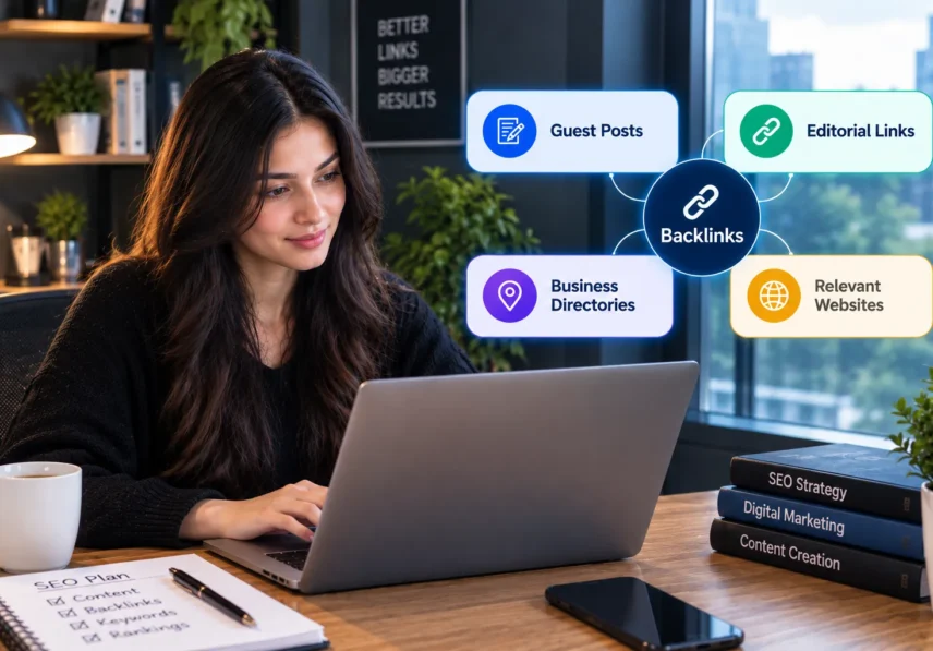 SEO Workspace with Backlink